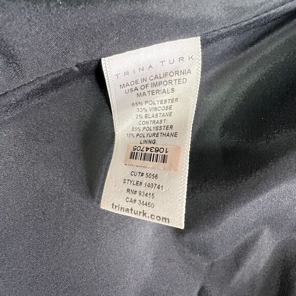 Trina Turk | Teodora Cape | Red Plaid Tartan | Sz P/S - Picture 12 of 12